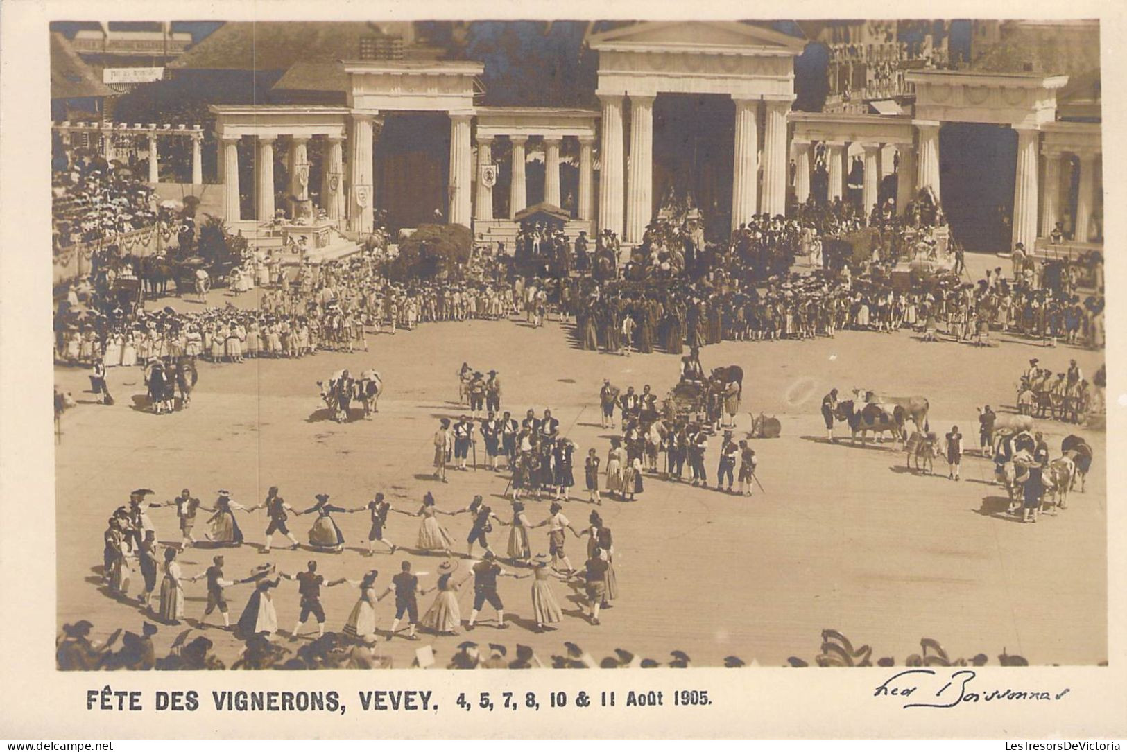 Suisse - Fête Des Vignerons - Vevey - Fred Boissonnas - Carte Postale Ancienne - Vevey