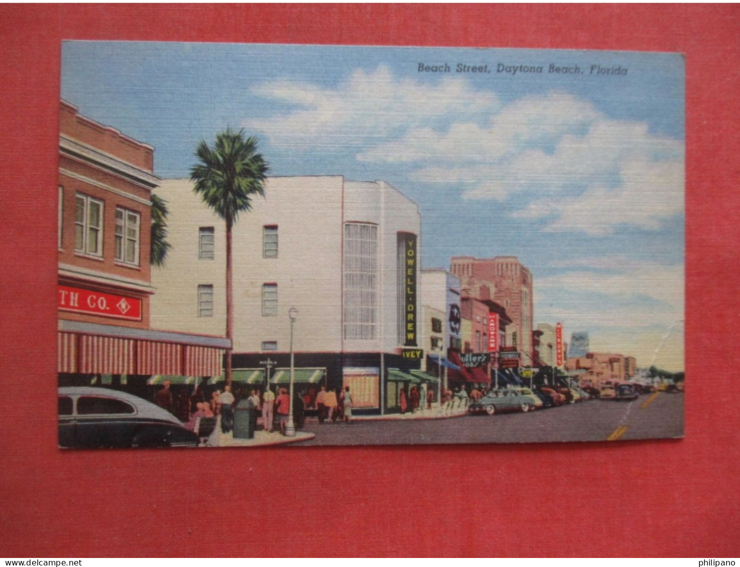 Beach Street.   Daytona  Beach. Florida Ref 6116 - Daytona