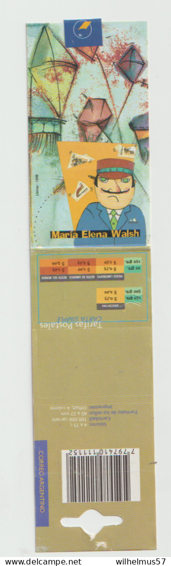 Argentina 1998 Booklet  Maria Elena Walsh    MNH - Libretti