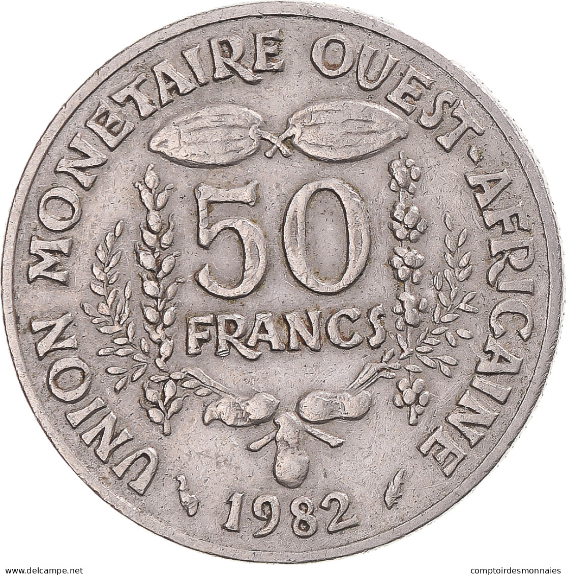 Monnaie, Communauté économique Des États De L'Afrique De L'Ouest, 50 Francs - Côte-d'Ivoire