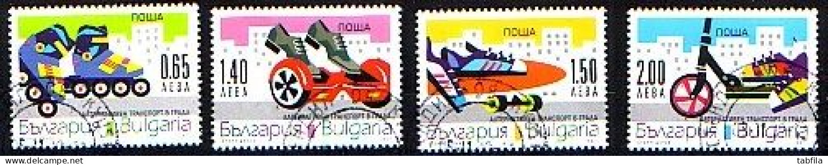 BULGARIA / BULGARIE - 2017 - Transport Alternatif - 4v Used - Gebruikt