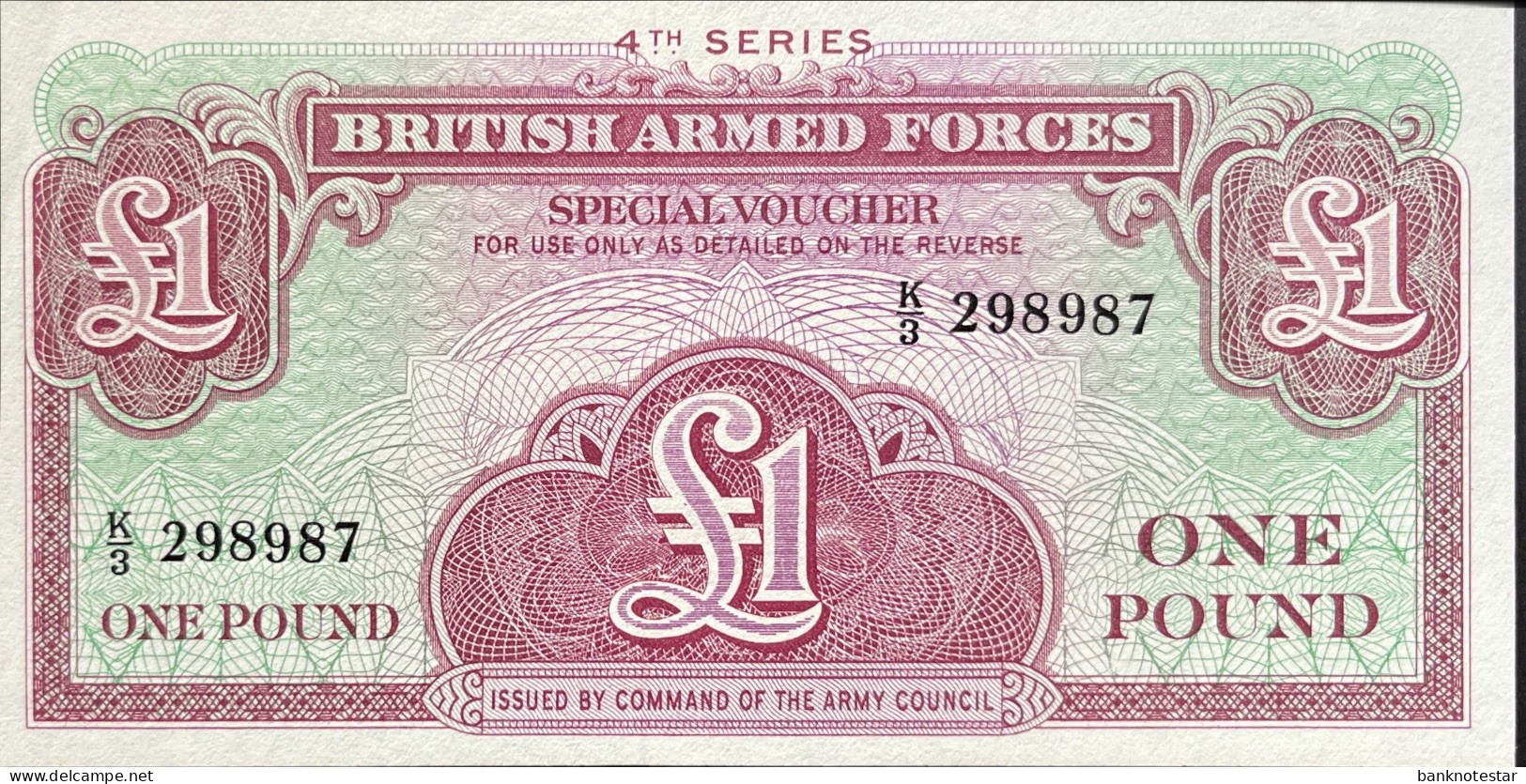 Great Britain 1 Pound, P-M36 (ND) - UNC - British Armed Forces & Special Vouchers