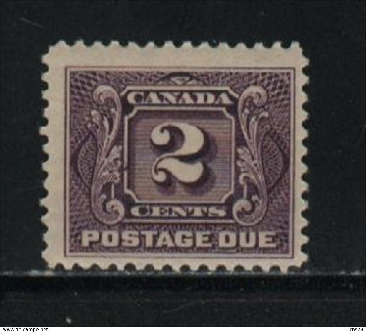 Canada J2 ( Z3 )  HINGED Value $ 25.00 - Portomarken