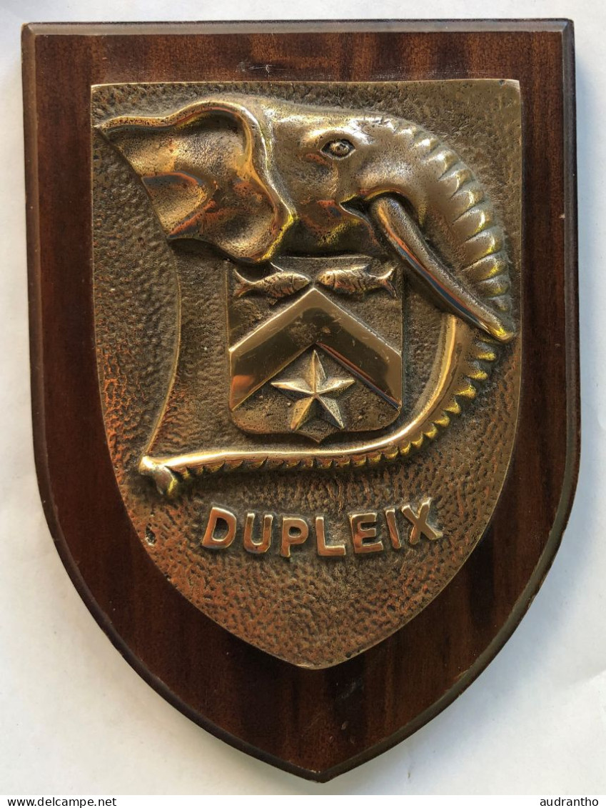 Bateau Marine Nationale Frégate DUPLEIX Tape De Bouche En Bronze - éléphant - FIA LYON - Bateaux