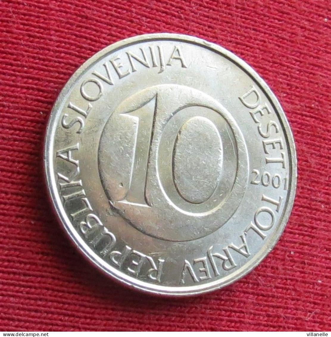 Slovenia 10 Tolarjev 2001 KM# 41 Lt 975 *V1T Eslovenia Slovenija Slovenie - Slovénie