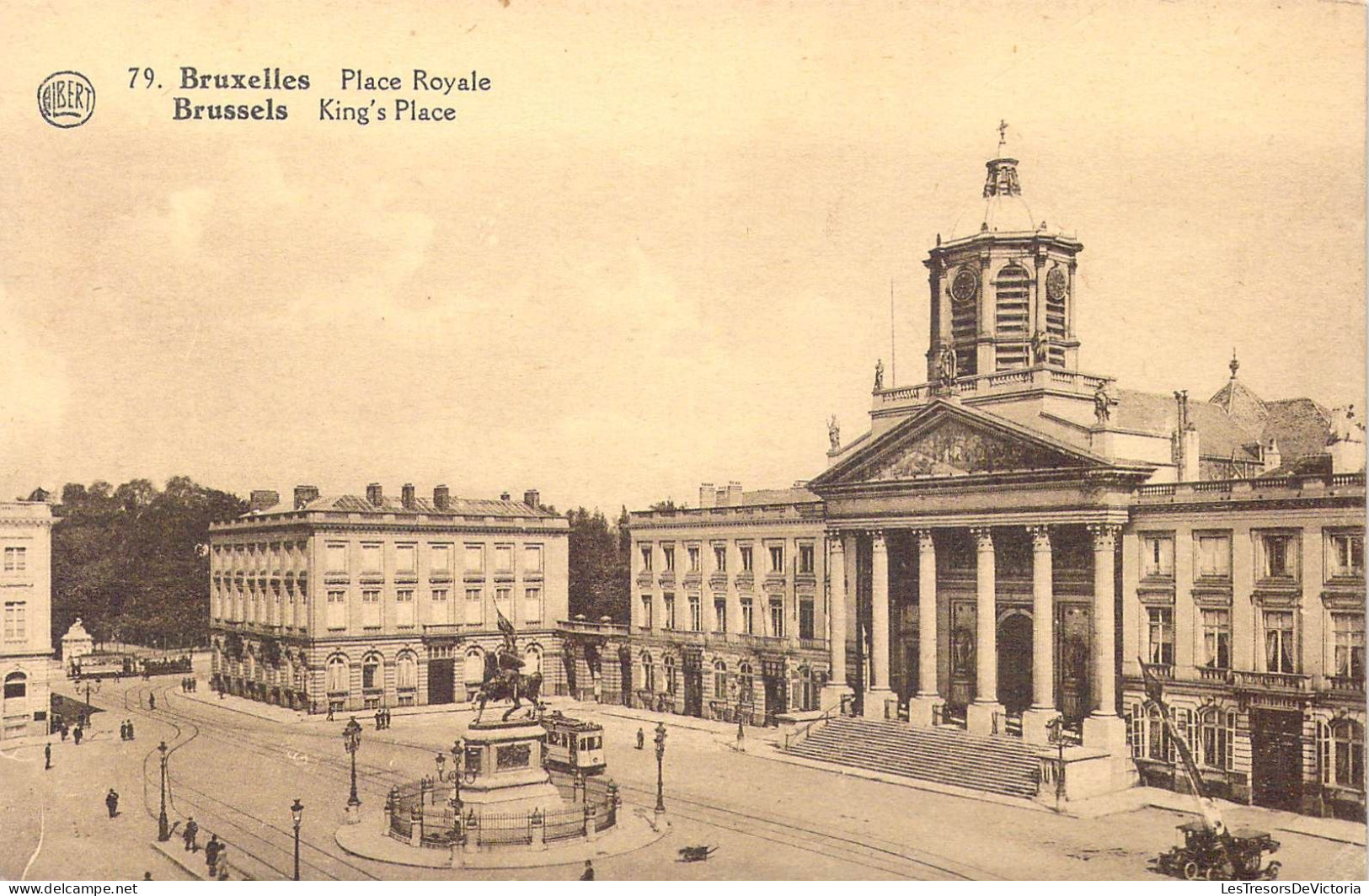 BELGIQUE - Bruxelles - Place Royale - Carte Postale Ancienne - Plätze