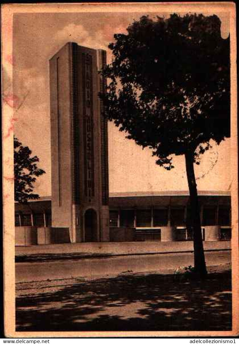 47699) CARTOLINA DI  TORINO - STADIO MUSSOLINI E TORRE DI  MARATONA - VIAGGIATA - Stadia & Sportstructuren