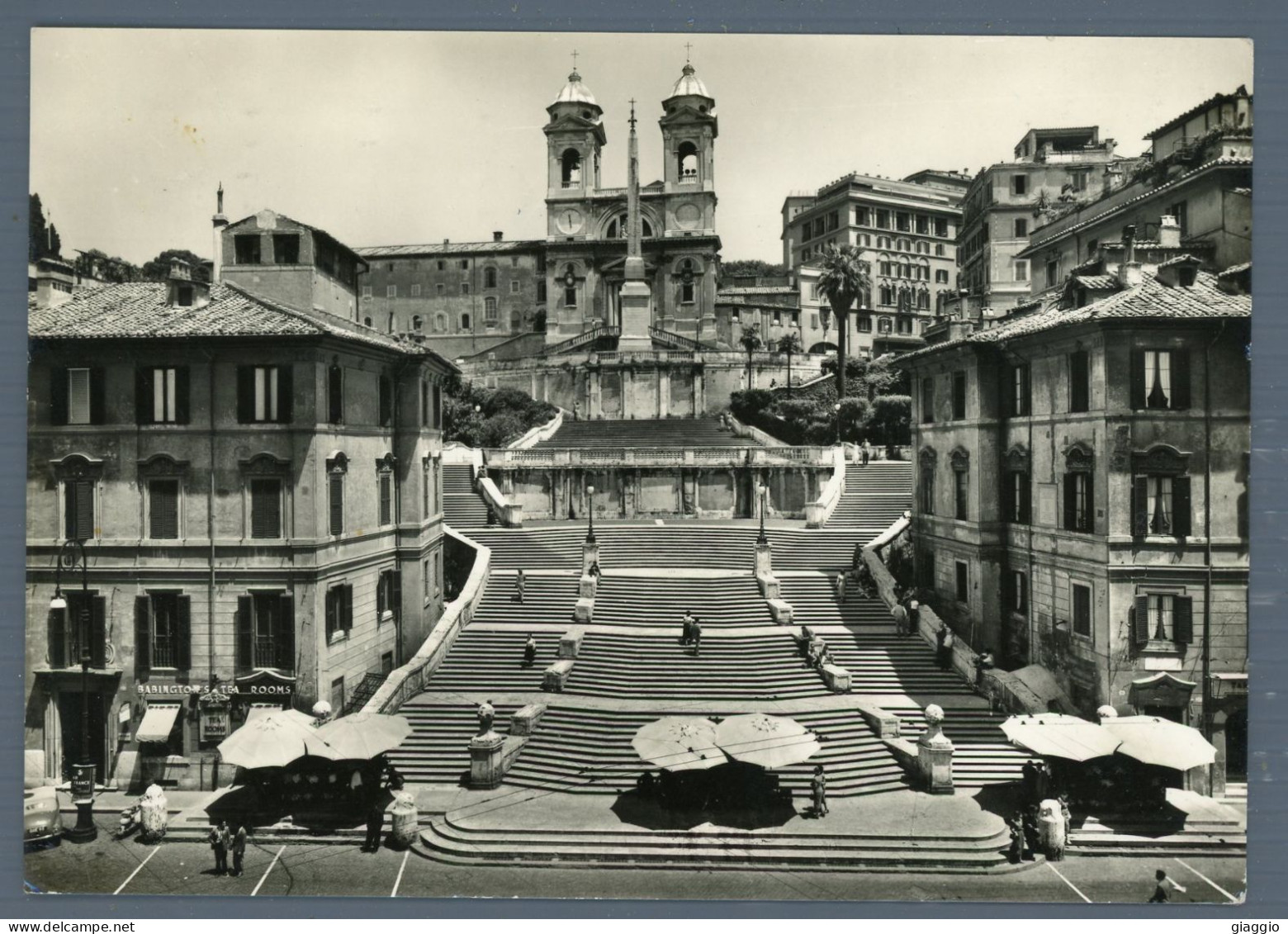 °°° Cartolina - Roma N. 111  Piazza Di Spagna - Trinità Dei Monti Viaggiata °°° - Fontana Di Trevi