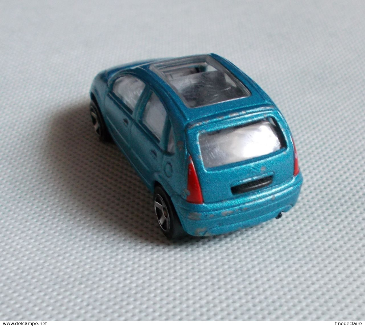 Voiture - Citroën C3 Bleu Métallisé - Majorette - Ref: 254A - Ech: 1/58 - Autres & Non Classés