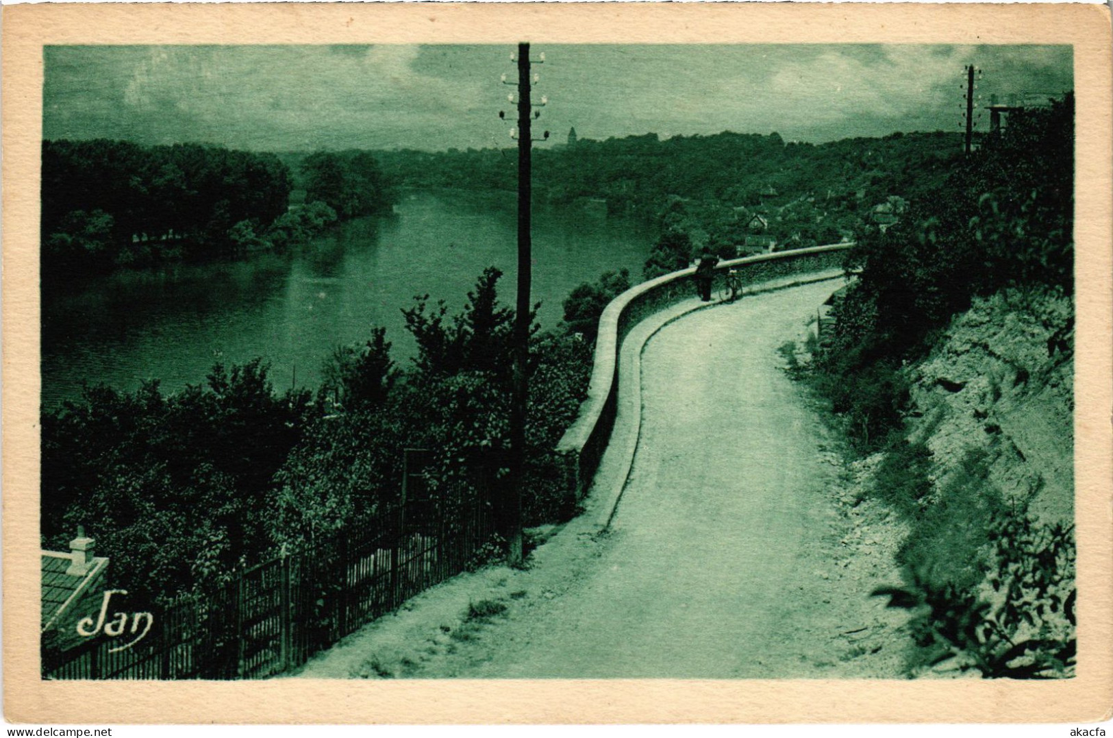 CPA La Frette S Seine Vue Sur La Seine FRANCE (1308111) - La Frette-sur-Seine