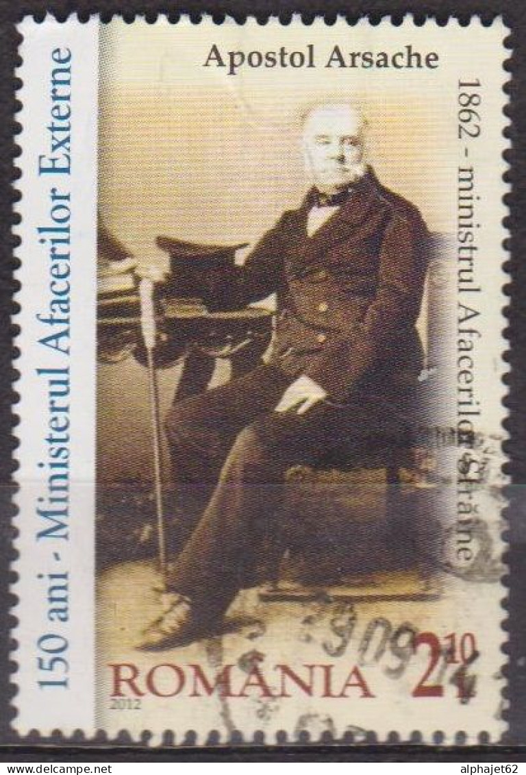 Affaires étrangères - ROUMANIE - Apostol Arsache, Homme Politique Et Philantrope - N° 5598 - 2012 - Used Stamps
