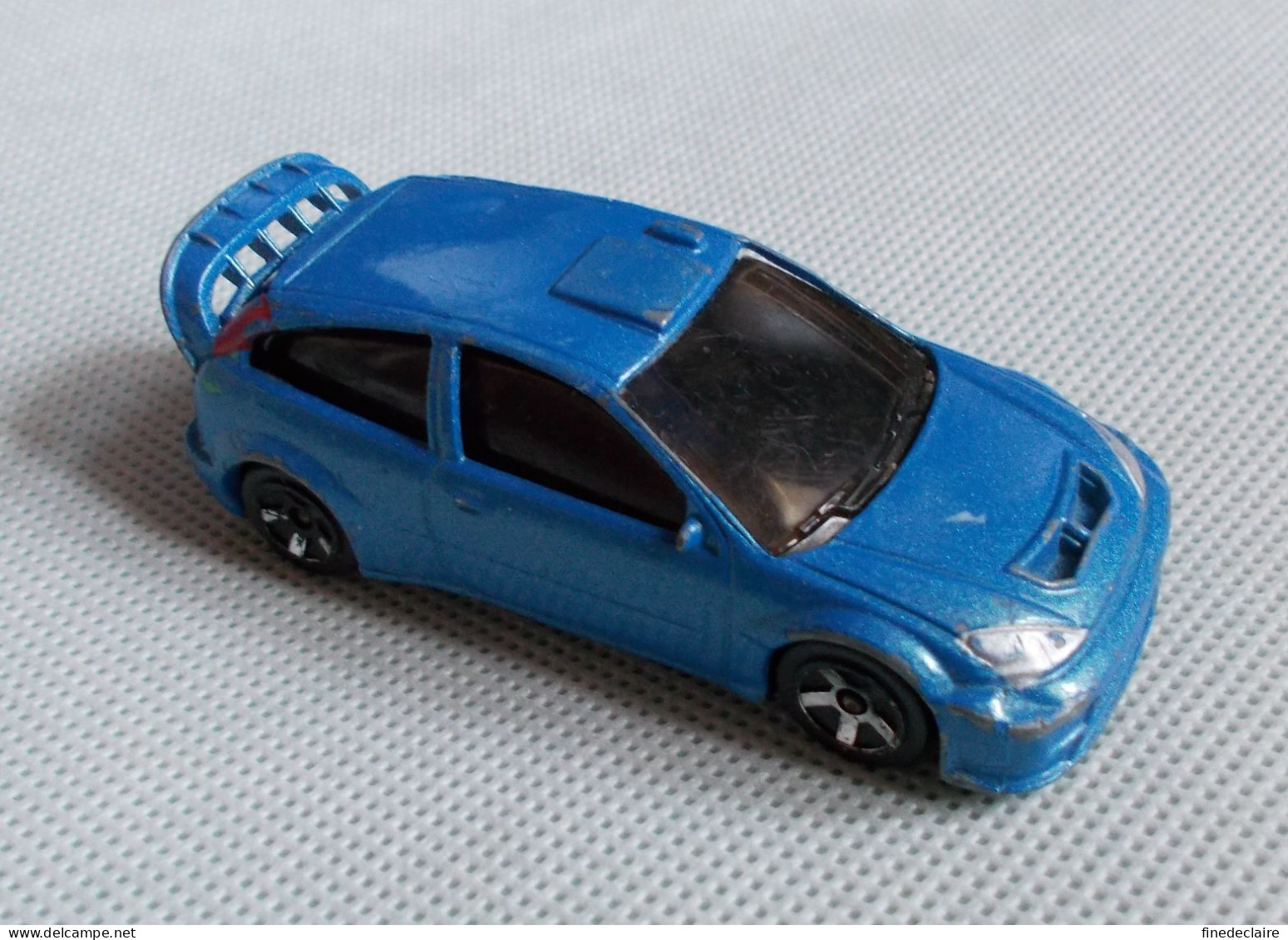 Voiture - Ford Focus WRC Bleu Métal Majorette - Réf: 201A - Ech: 1/57 - Autres & Non Classés