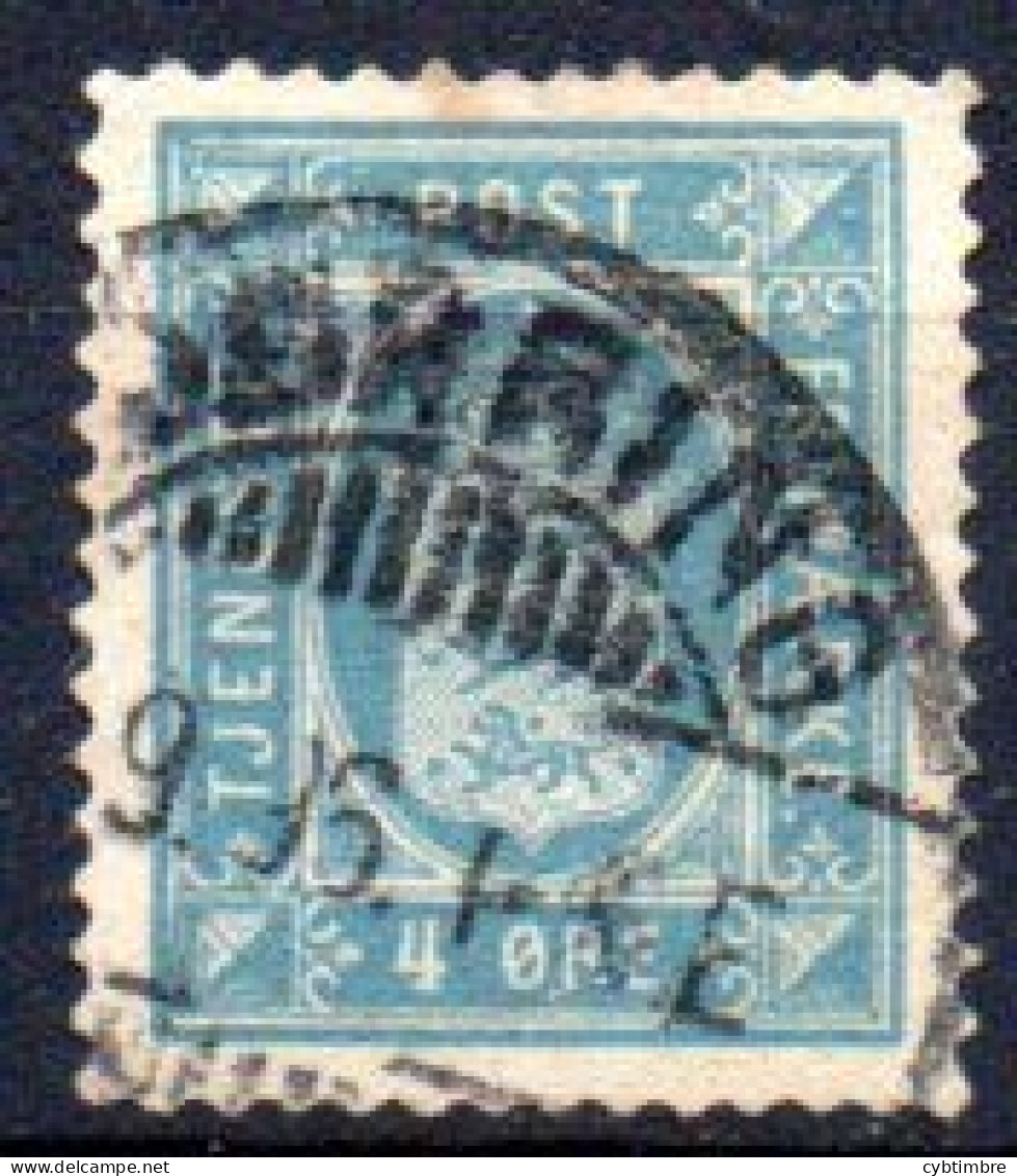 Danemark: Yvert N° Service 6B, Cote 10€ - Oficiales