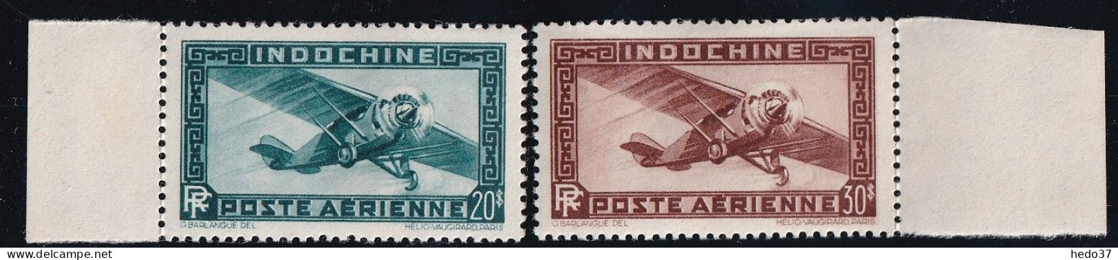 Indochine Poste Aérienne N°46/47 - Neuf ** Sans Charnière - TB - Luftpost