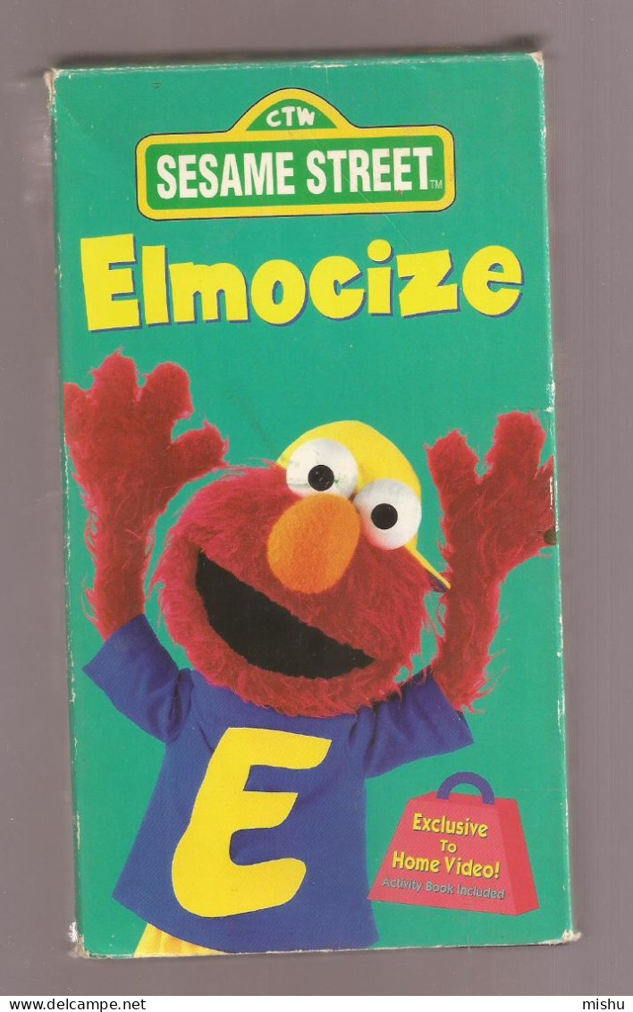 VHS Tape - 123 Sesame Street - Elmocize - Children & Family