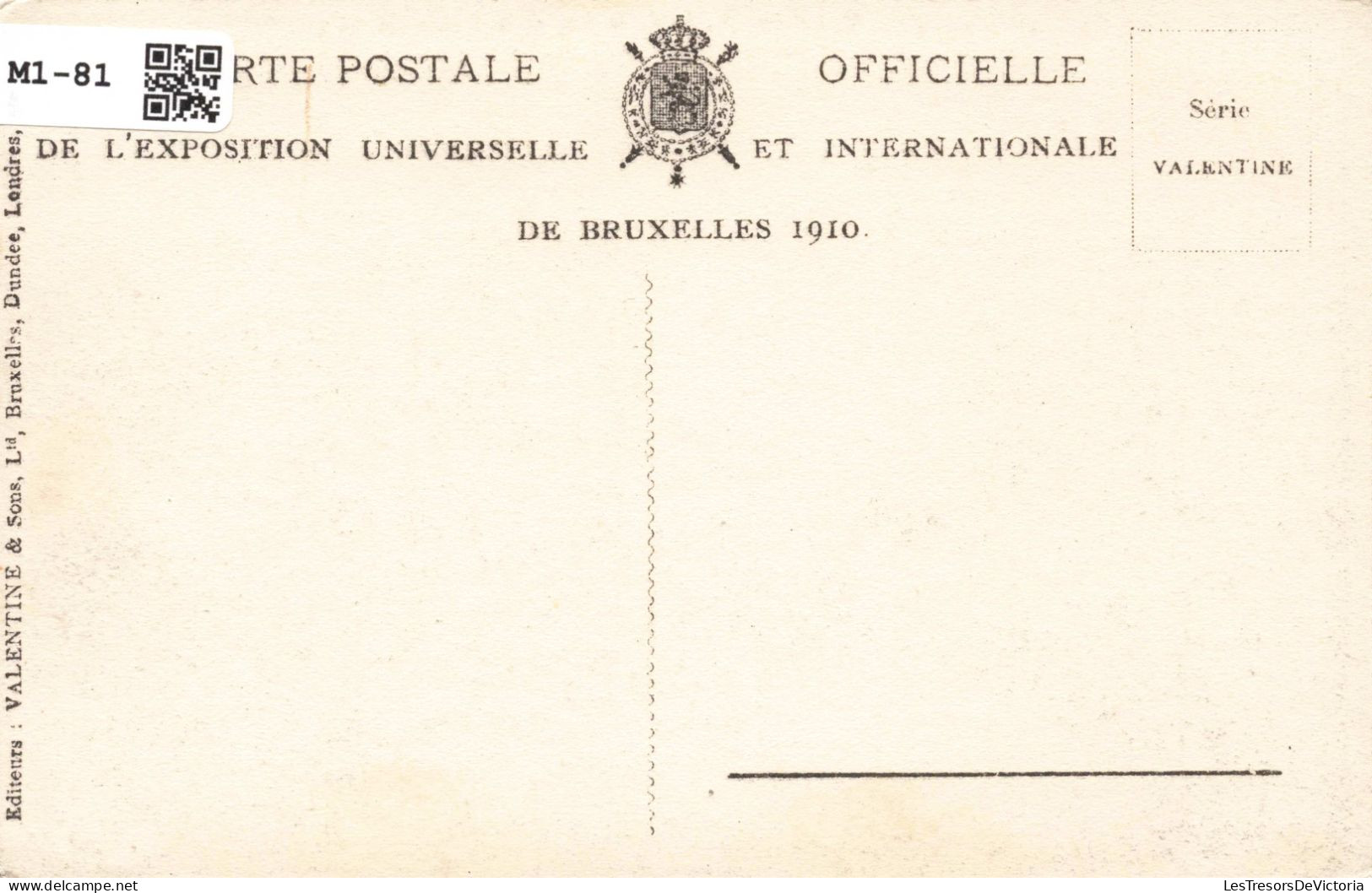 BELGIQUE - Exposition De Bruxelles 1910 - Visite De LL. MM. Le Roi Et La Reine De Belgique - Carte Postale Ancienne - Other & Unclassified