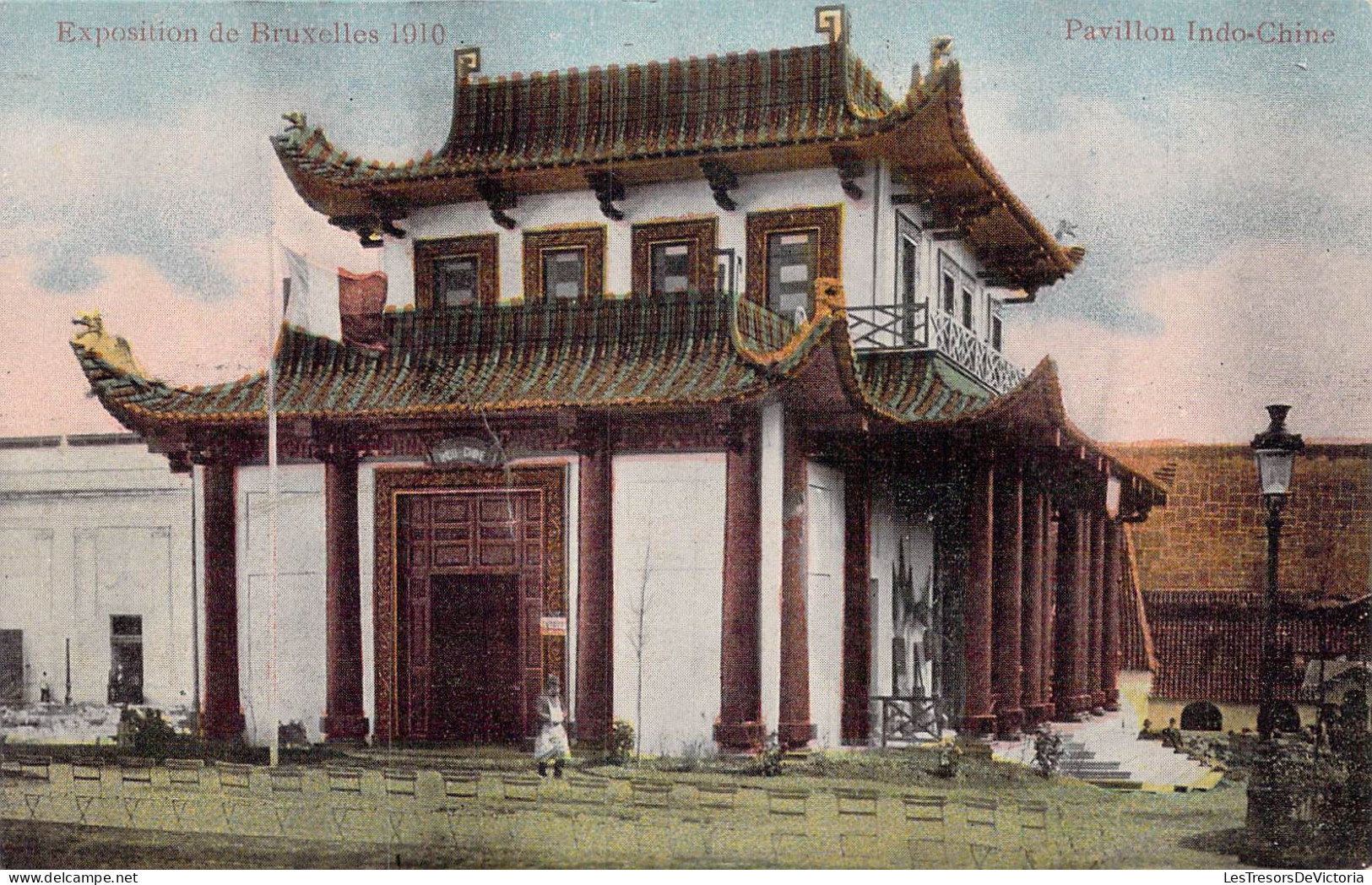 BELGIQUE - Bruxelles - Exposition De Bruxelles 1910 - Pavillon Indo-Chine - Carte Postale Ancienne - Expositions Universelles