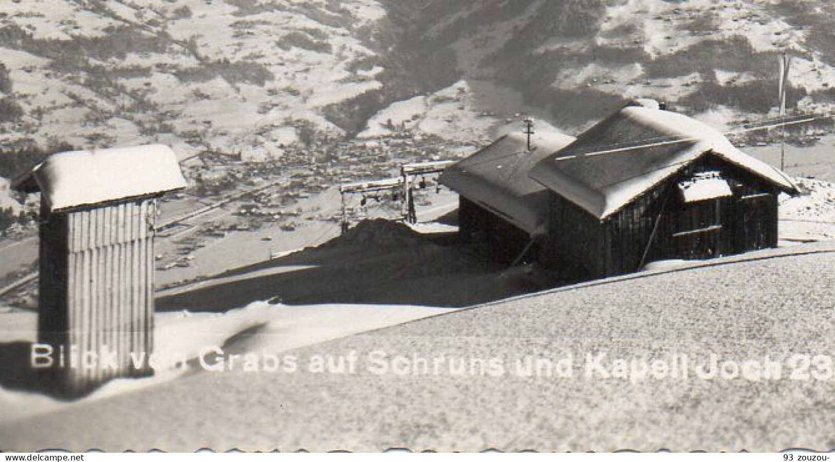 Blick Von Grabs Auf Schruns Im Montafon Und Arlberg / Photo Wolf Um 1950 - Schruns