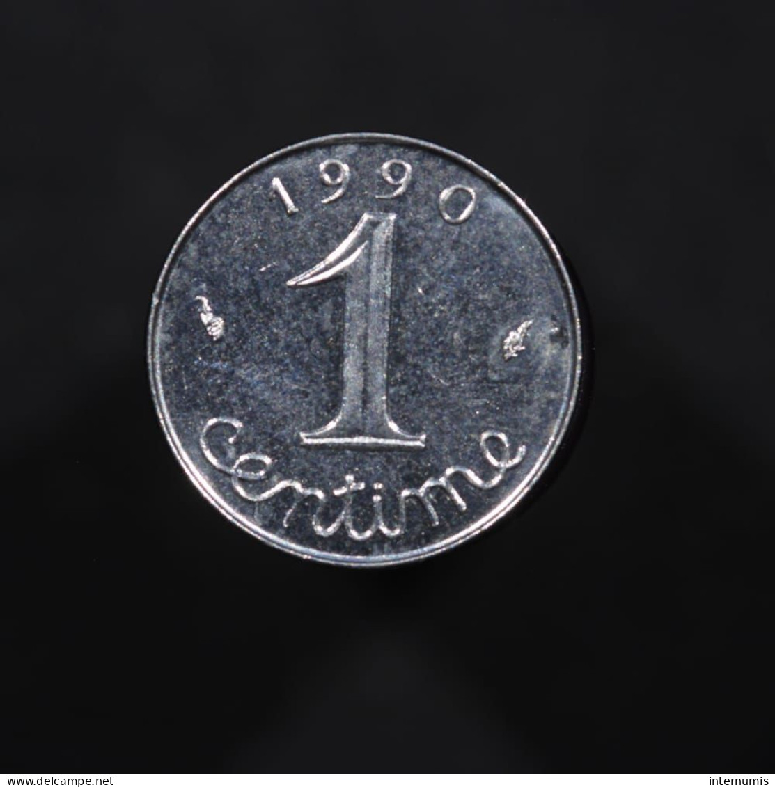 France, Epi, 1 Centime, 1990, Acier (Steel), NC (UNC), KM#928, Gad.91, F.106/47 - 1 Centime