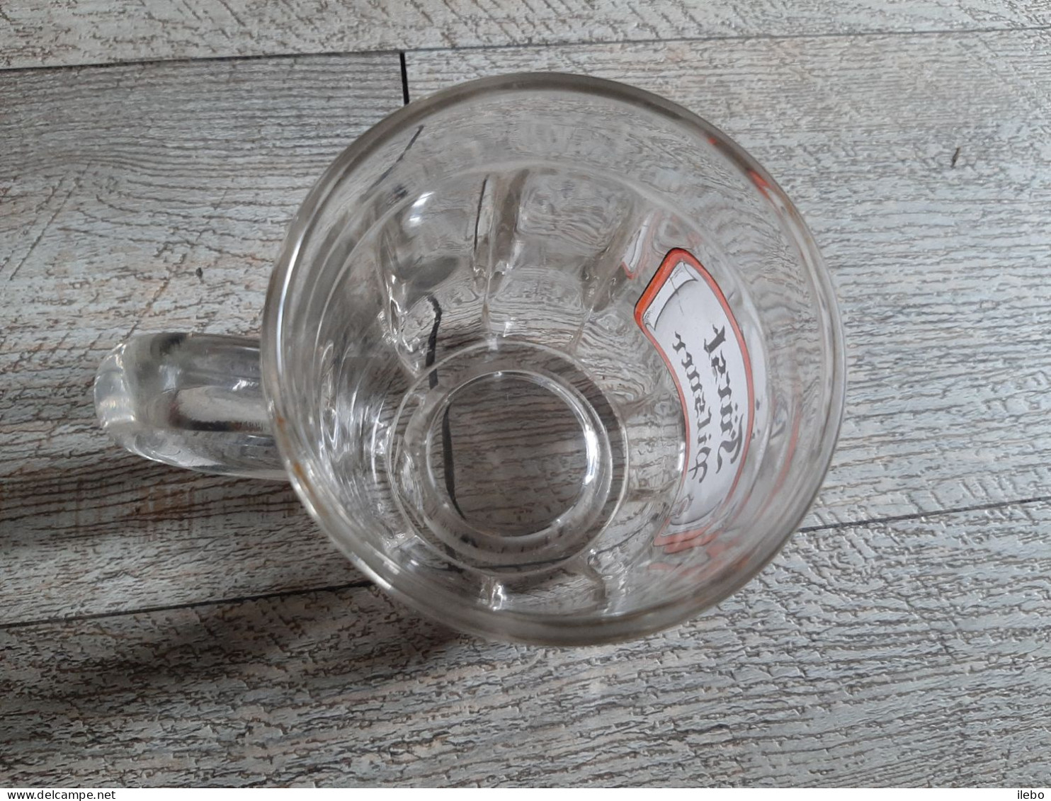 Chope émaillée Publicitaire En Verre Bière Furst Pilsner Allemagne - Glazen