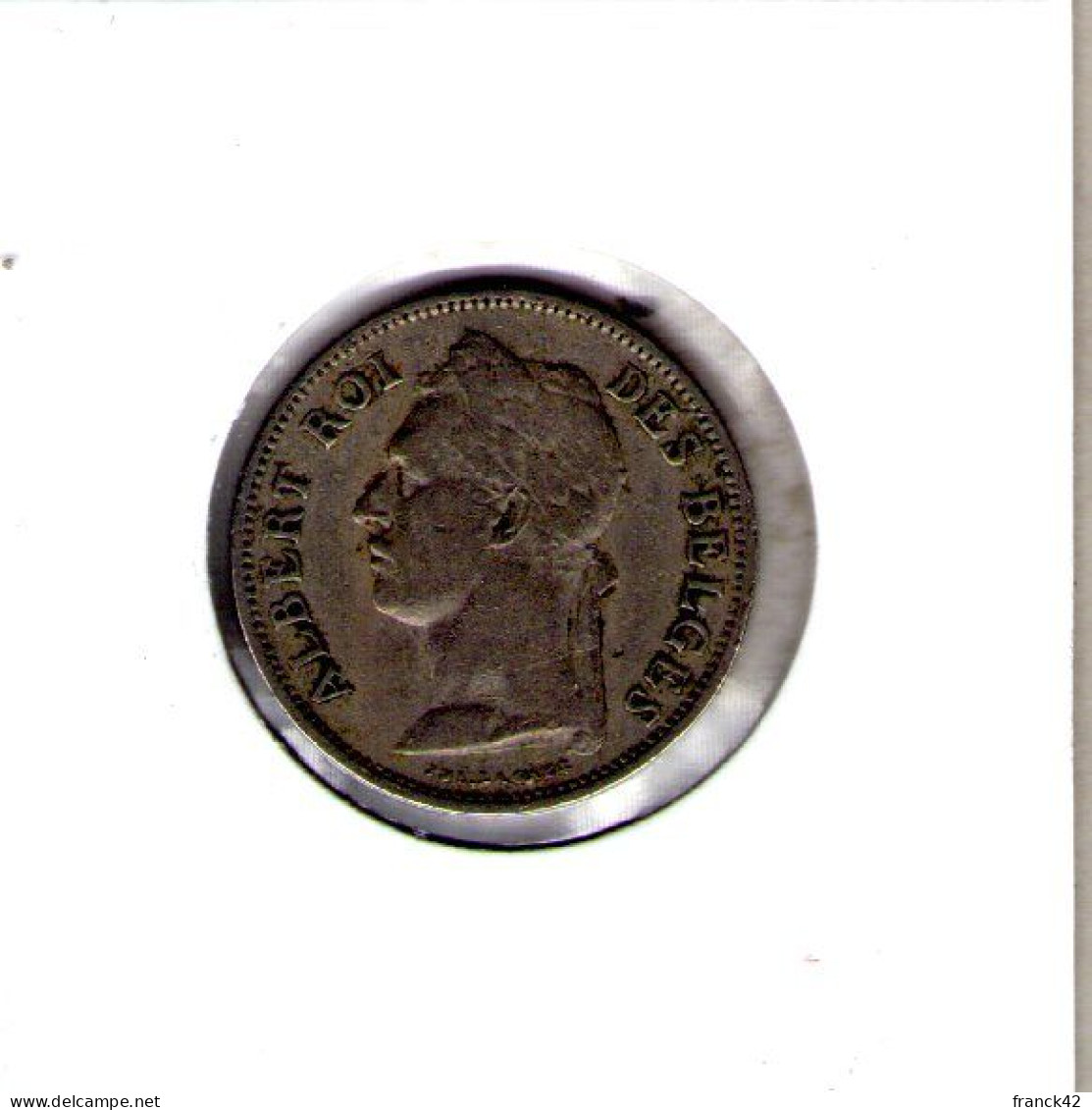 Congo Belge. 50 Centimes 1927 Legende Française - 1910-1934: Albert I.