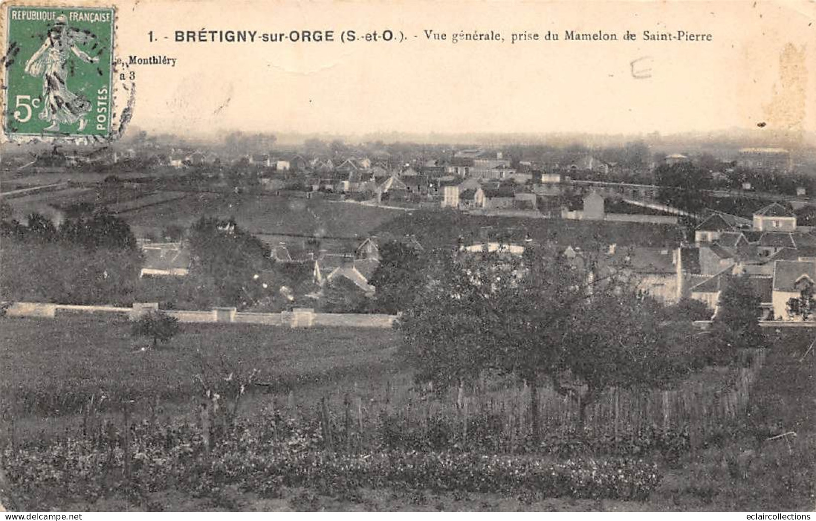 Brétigny Sur Orge         91    Vue Générale Du Mamelon De St Pierre     (voir Scan) - Bretigny Sur Orge