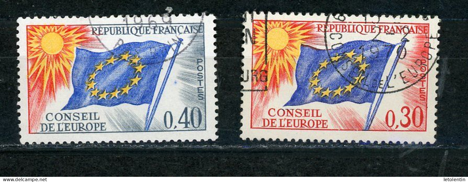 FRANCE -  SERVICE - N° Yvert 30+31 Obli. - Used