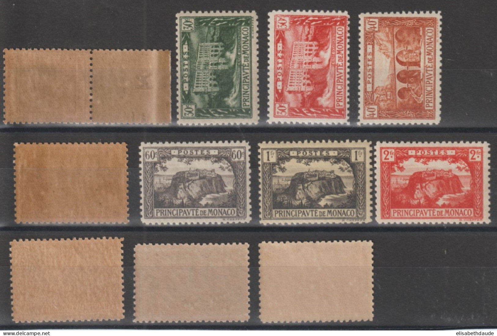 MONACO - 1922 - SERIE COMPLETE YVERT N° 54/64 ** MNH ! - COTE = 165 EUR - Unused Stamps