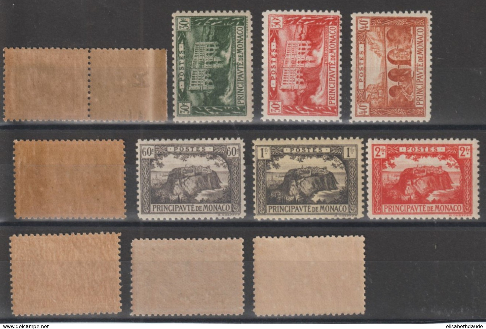 MONACO - 1922 - SERIE COMPLETE YVERT N° 54/64 ** MNH ! - COTE = 165 EUR - Nuevos