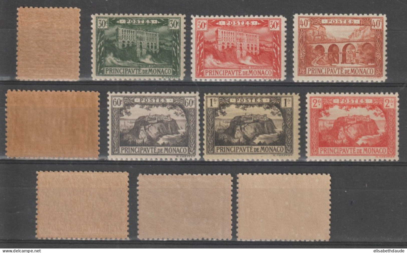 MONACO - 1922 - SERIE COMPLETE YVERT N° 54/64 ** MNH ! - COTE = 165 EUR - Ongebruikt