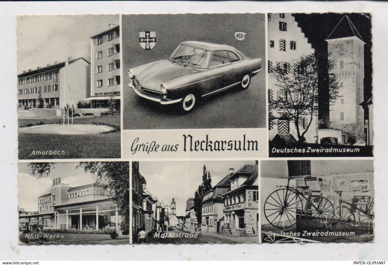 7107 NECKARSULM, NSU PRINZ, NSU - Werke, Zweiradmuseum, Marktstrasse, Amorbach - Neckarsulm