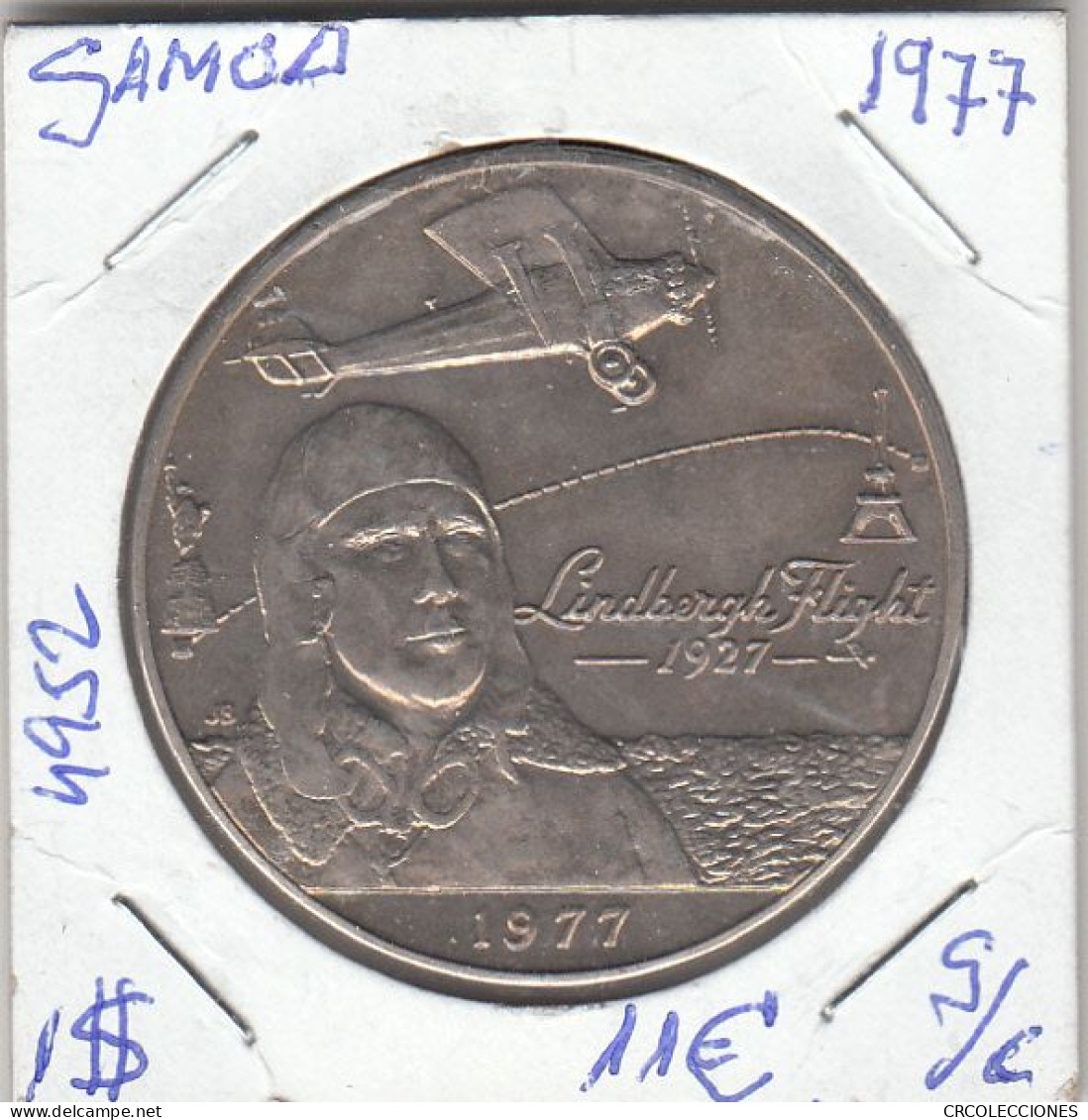 E4952 MONEDA SAMOA 1 DOLAR 1977 SIN CIRCULAR - Samoa