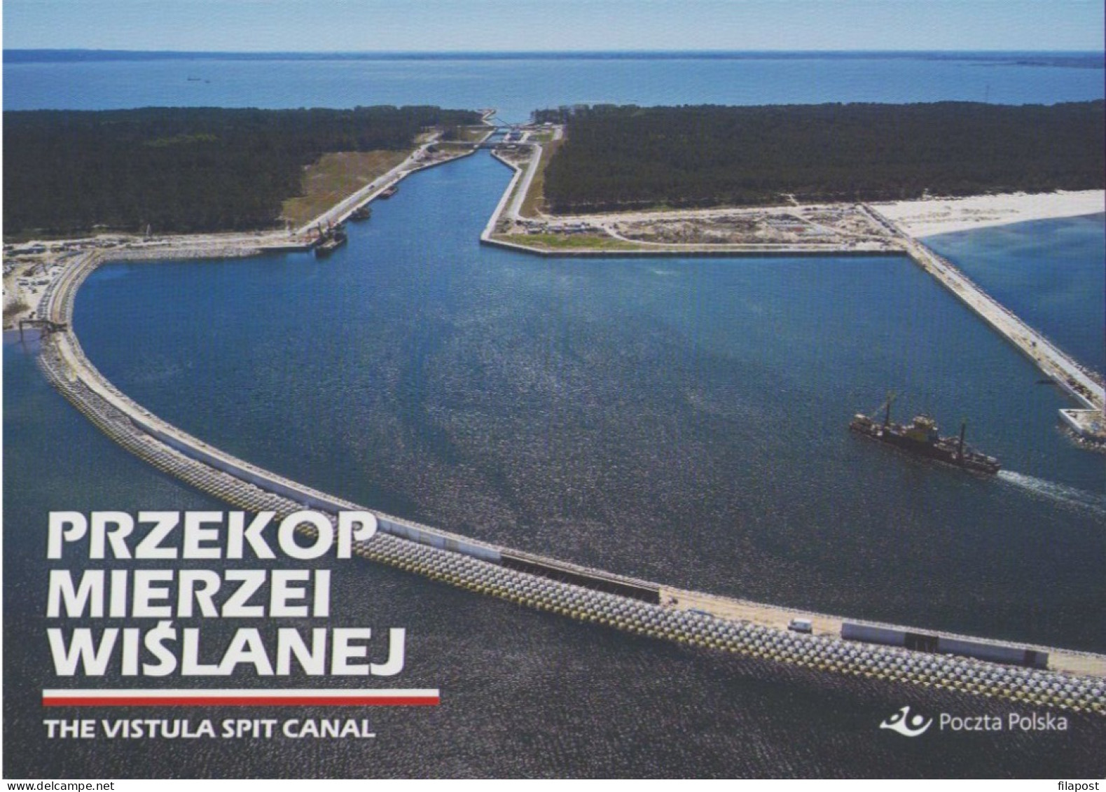 Poland 2022 Booklet, Vistula Spit Canal Excavation, River With Stamp MNH** New!!! - Booklets