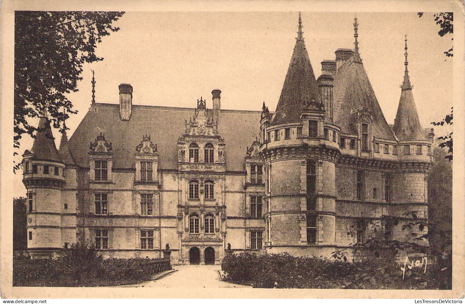FRANCE - 37 - AZAY LE RIDEAU - Le Château - Cartes Postales Anciennes - Azay-le-Rideau