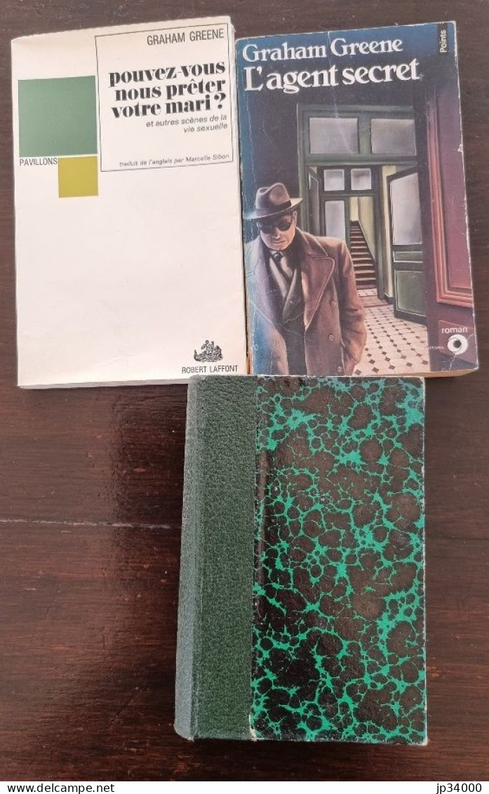 Graham GREEN Lot De 3 Titres Tous Différents (litterature) - Lots De Plusieurs Livres