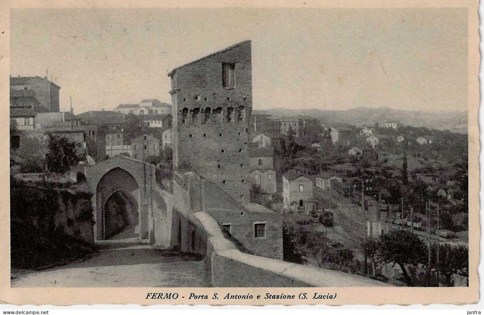 FERMO - PORTA S. ANTONIO E STAZIONE (S. LUCIA) - Fermo