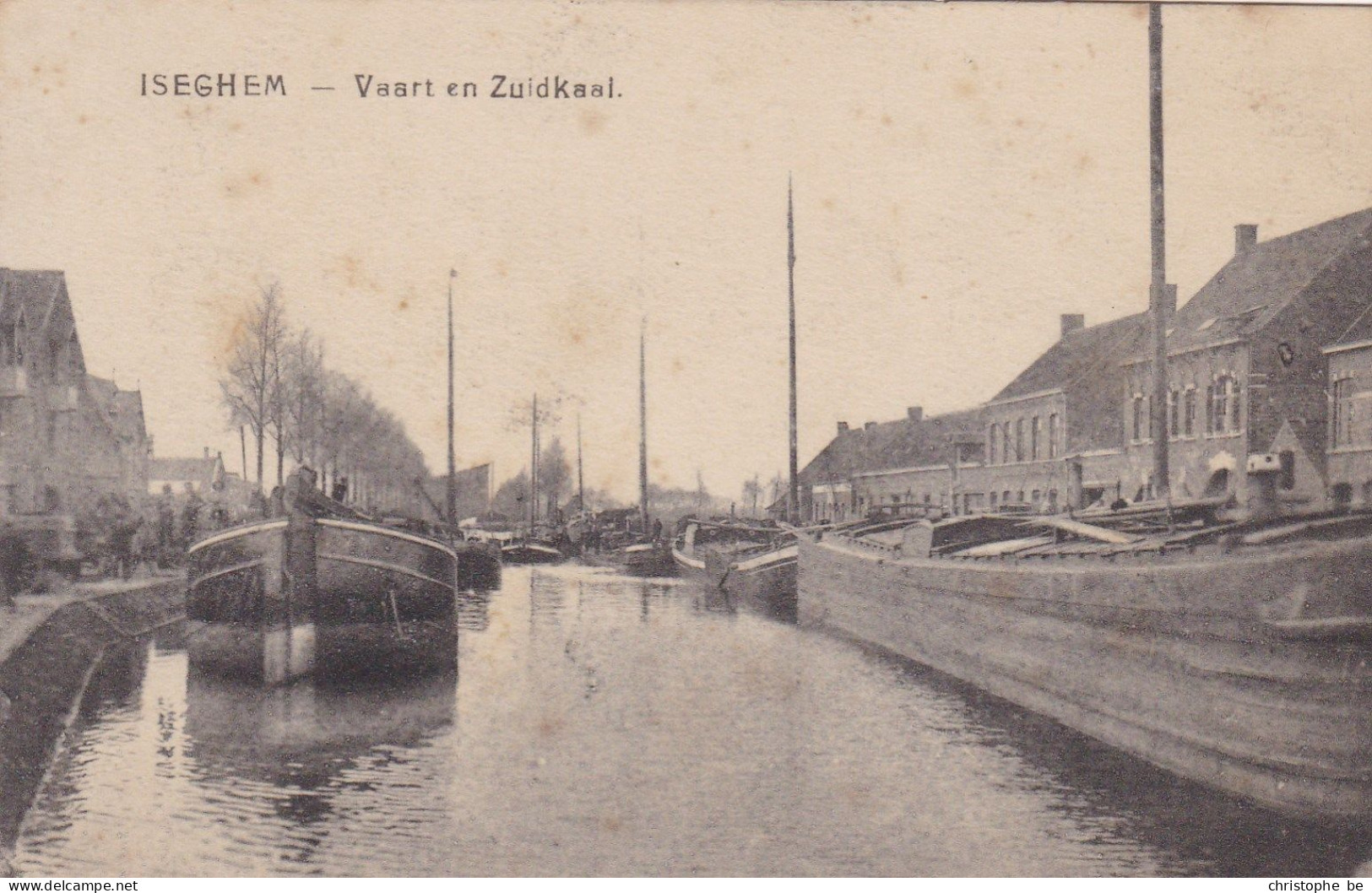 Izegem, Iseghem, Vaart En Zuidkaai, Binnenschip, Péniche (pk85324) - Izegem