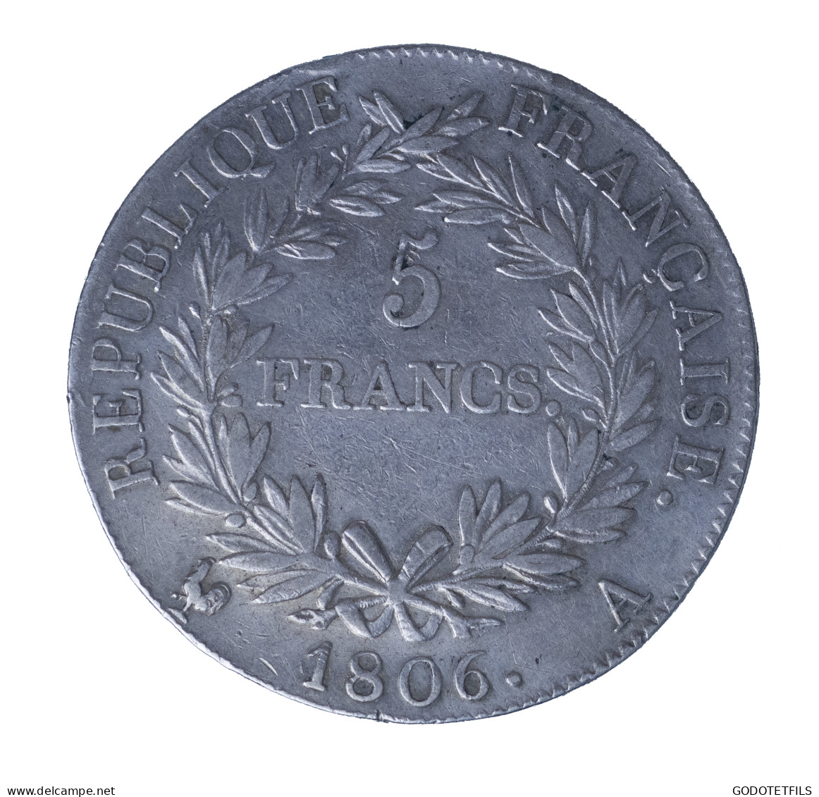 5 Francs Napoléon Ier 1806 Paris - 5 Francs