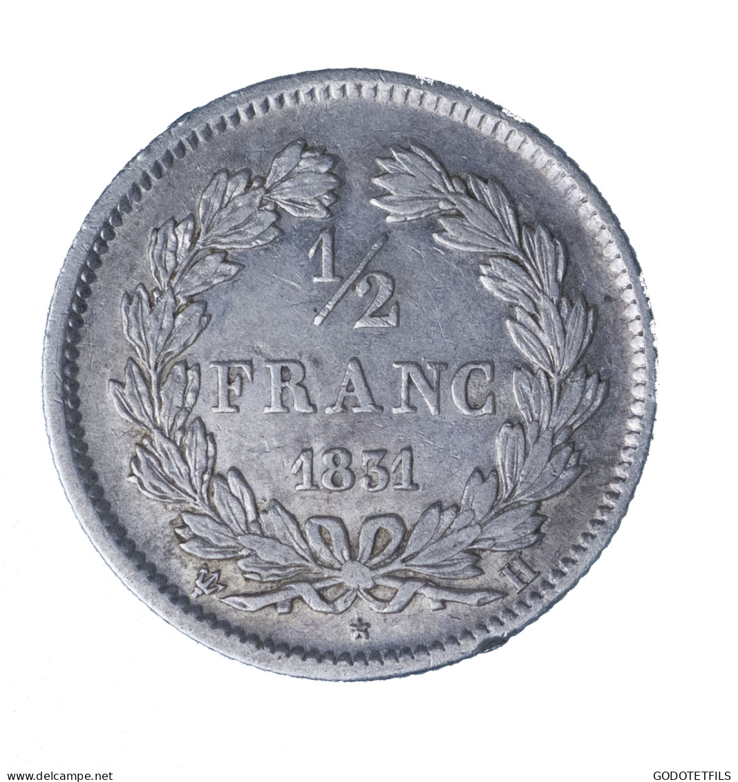 Louis-Philippe 1/2 Franc 1831 La Rochelle - 1/2 Franc
