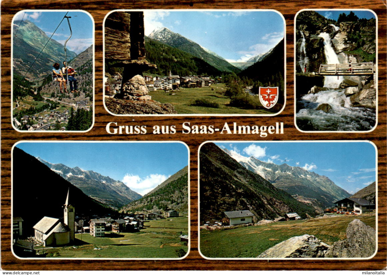 Gruss Aus Saas-Almagell - 5 Bilder (1746) * 25. 8. 1982 - Saas-Almagell