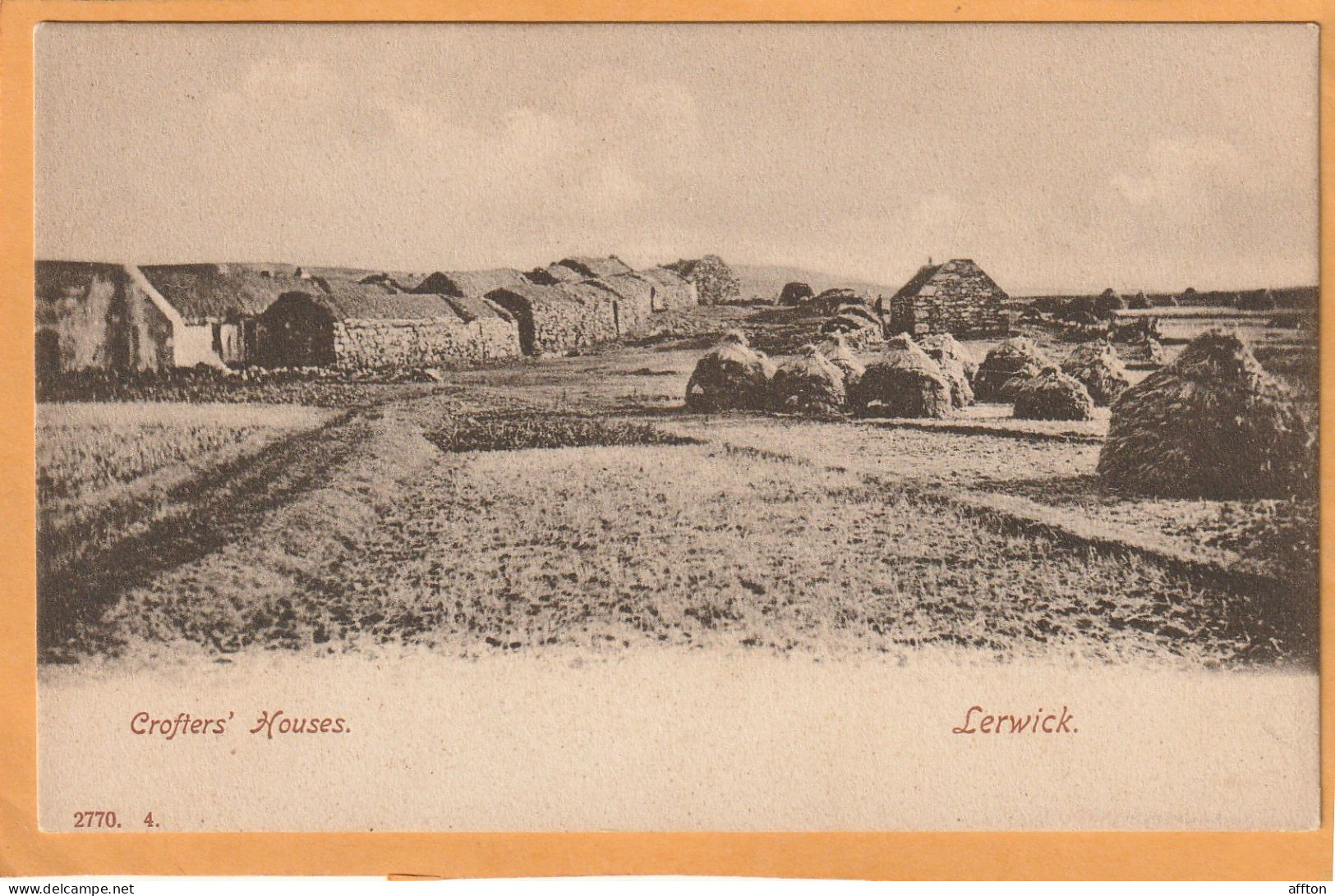 Lerwick UK 1905 Postcard - Shetland