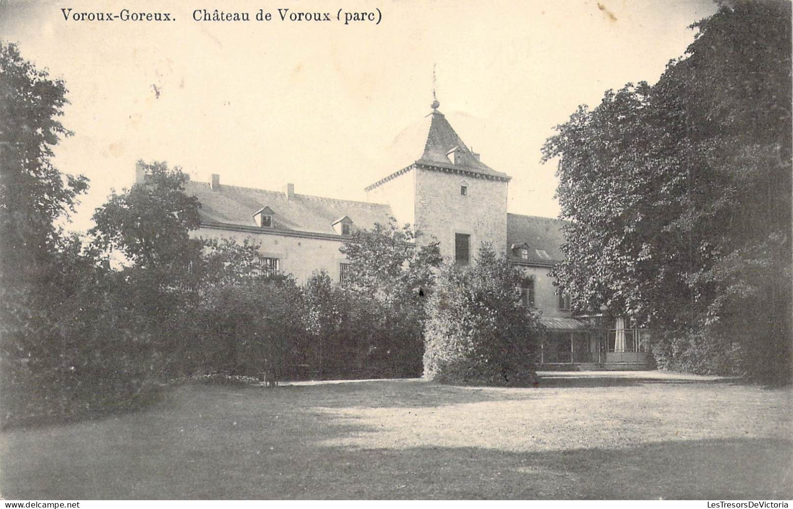 BELGIQUE - VOROUX GOREUX - Château De Voroux - Parc - Carte Postale Ancienne - Autres & Non Classés