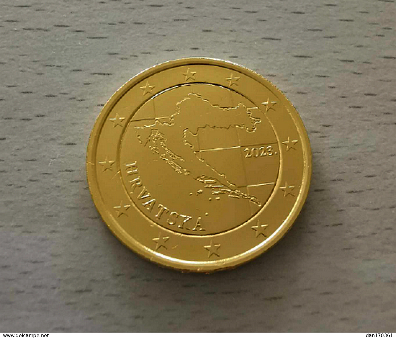 CROATIE 2023 - HRVATSKA - 2 EUROS DE LA SERIE - PLAQUE OR  - VERGOLDET - Kroatien