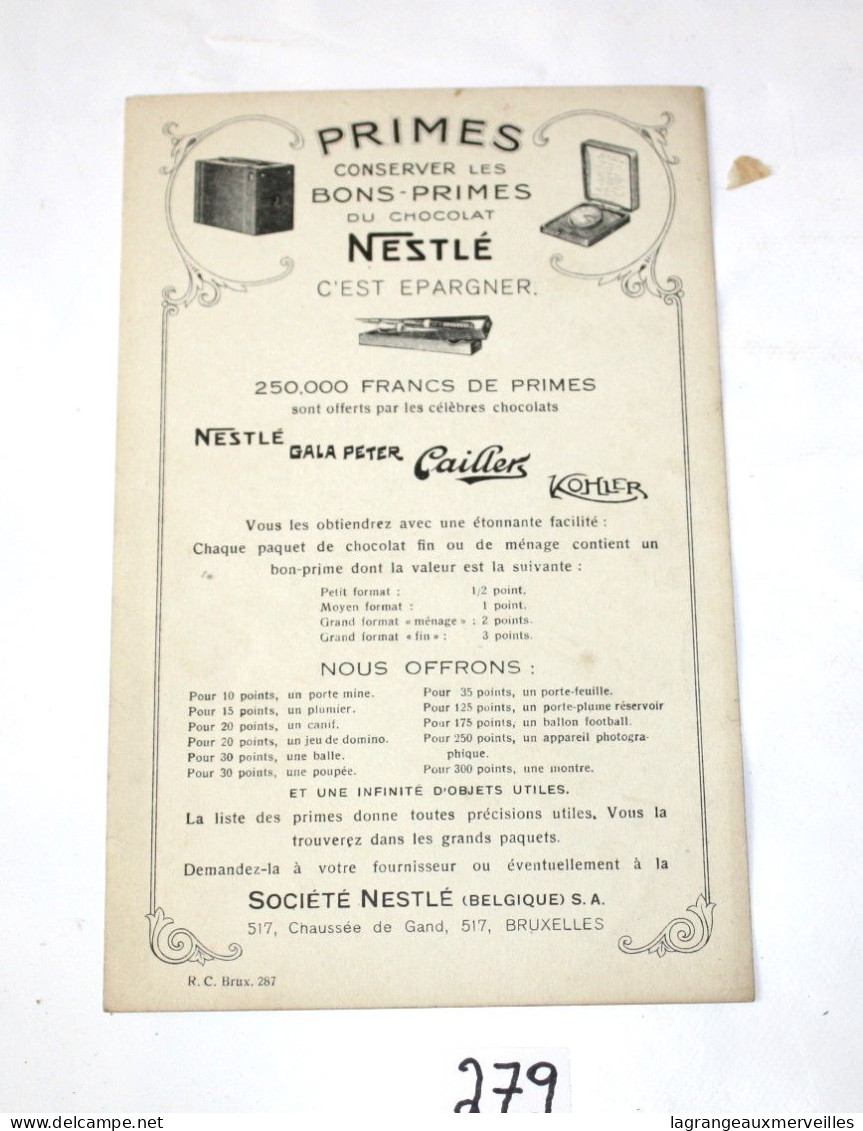 C279 Ancien Buvard - 1930 - Nestlé - Très RARE - Les Fables De Nestlé - Le Renard Et Le Corbeau - N