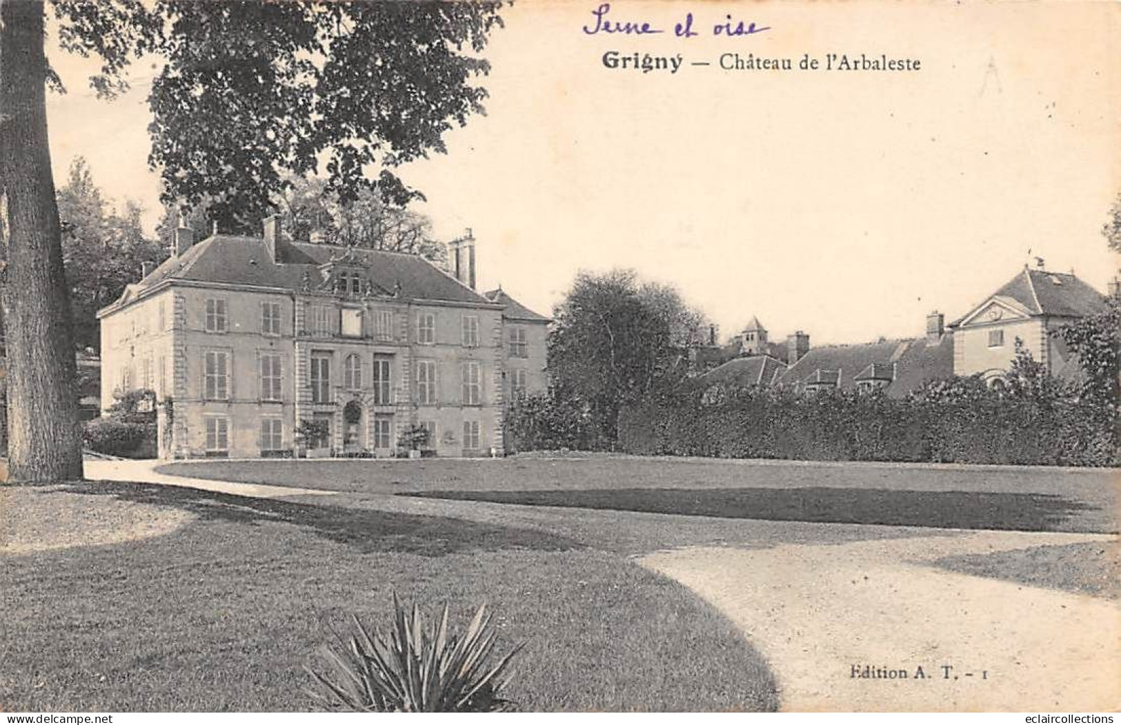 Grigny             91         Château De L'Arbaleste         (voir Scan) - Grigny