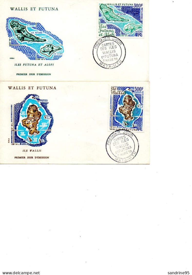 WALLIS ET FUTUNA TP AERIEN SUR ENVELOPPES - Used Stamps