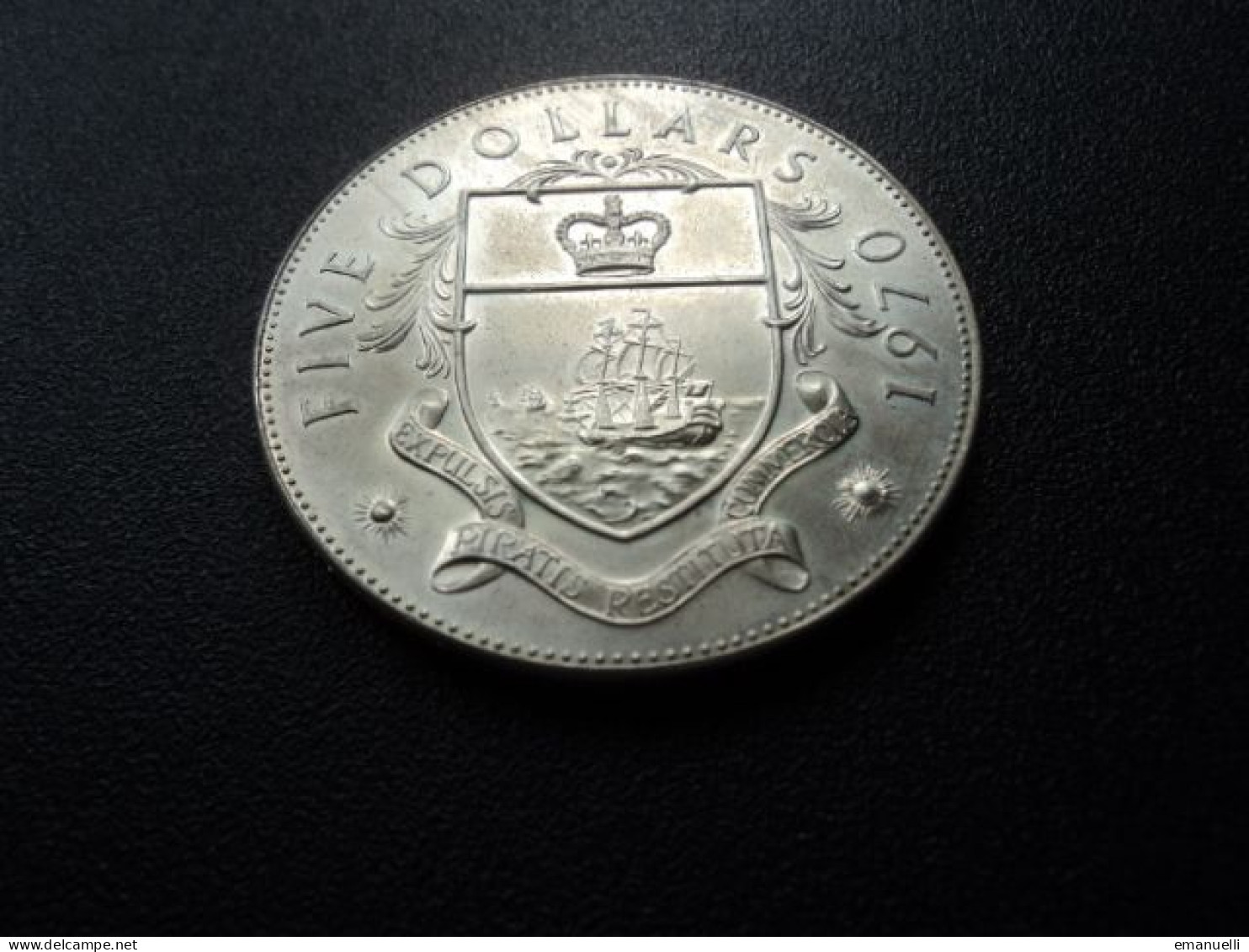 BAHAMAS * : 5 DOLLARS   1970    KM 10      SUP