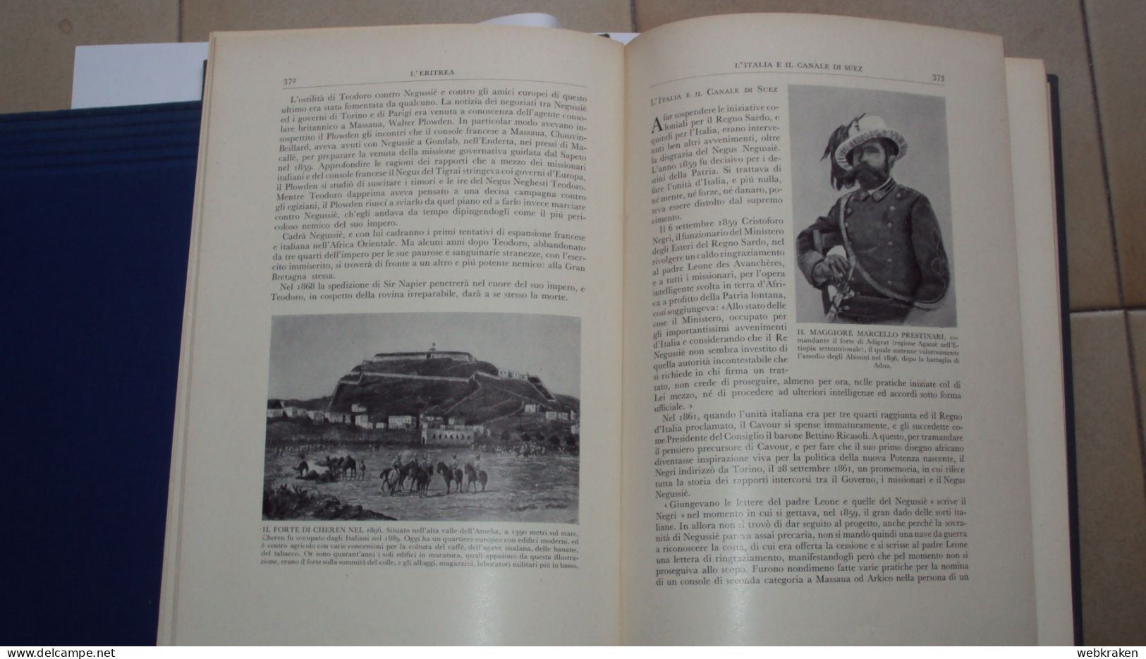 L'AFRICA ORIENTALE COLONIE ILLUSTRAZIONE STORICO GEOGRAFICA ED. 1936 MONDADORI COPERTINA BLU - Livres Anciens