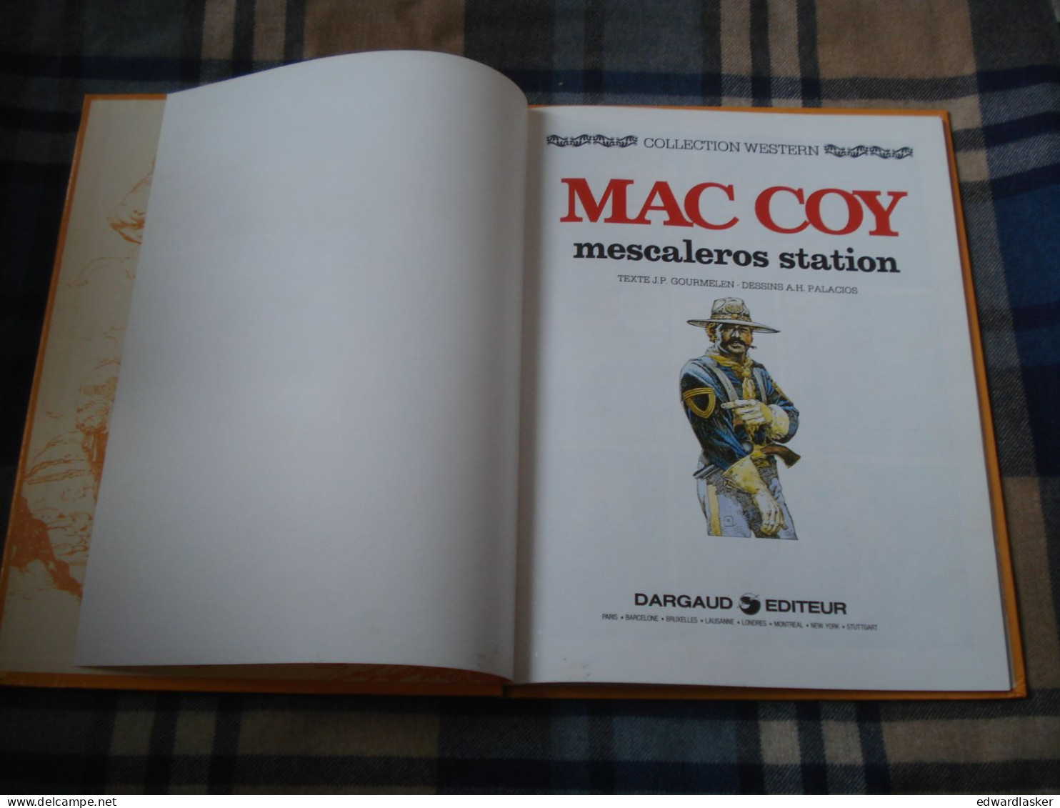 MAC COY 15 : Mescaleros Station - EO Dargaud 1989 - Bon état - Gourmelen Palacios - Mac Coy