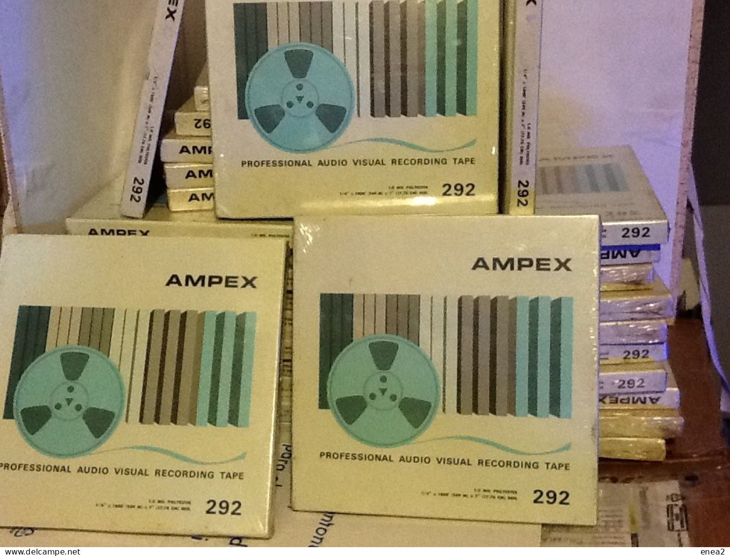 Ampex - Bobina Nastro Professionale Audio / Video Lotto Di 10 Pezzi - 35mm -16mm - 9,5+8+S8mm Film Rolls